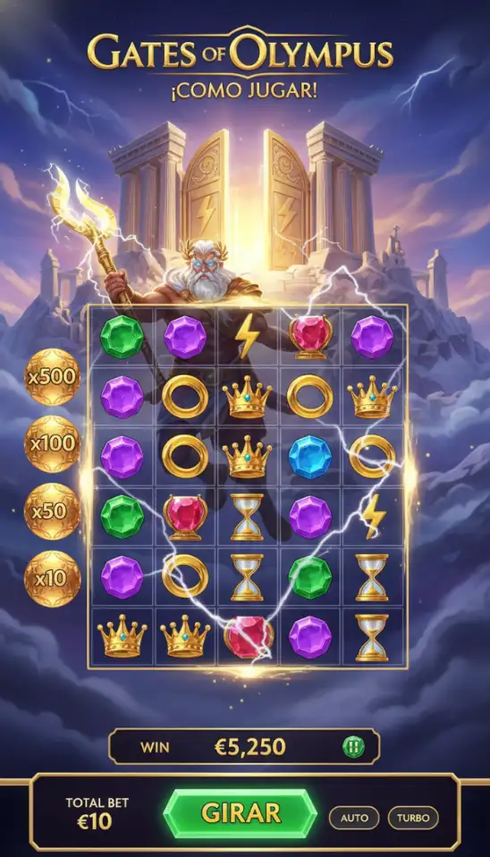 gates of olympus como jugar